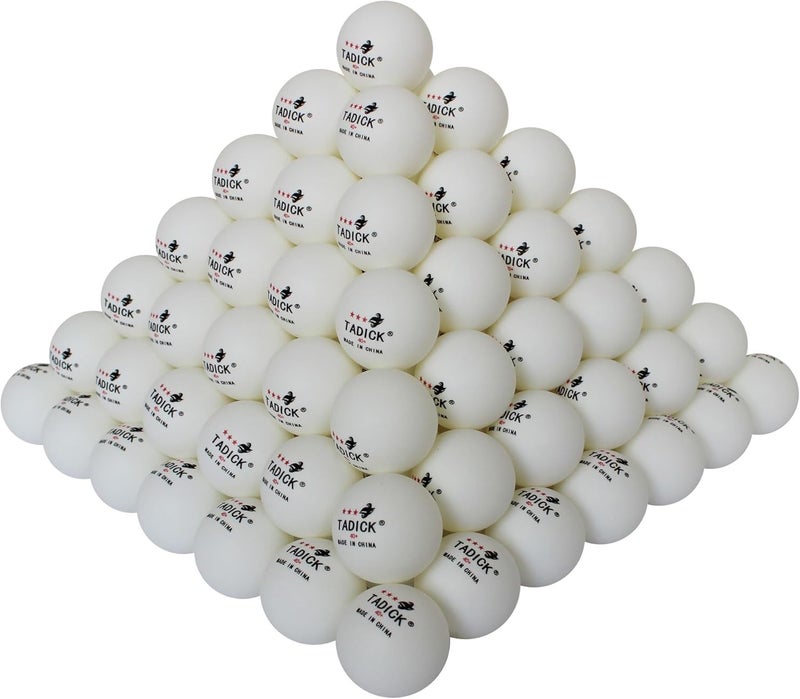 TADICK 140 Pack Practice Ping Pong Balls, 3-Star Training Table Tennis Balls, Bulk Pong Balls - Image 1